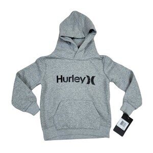 Hurley Core Fleece Pullover Hoodie, 2T, Gray, Kangaroo Pocket, New With Tags NWT